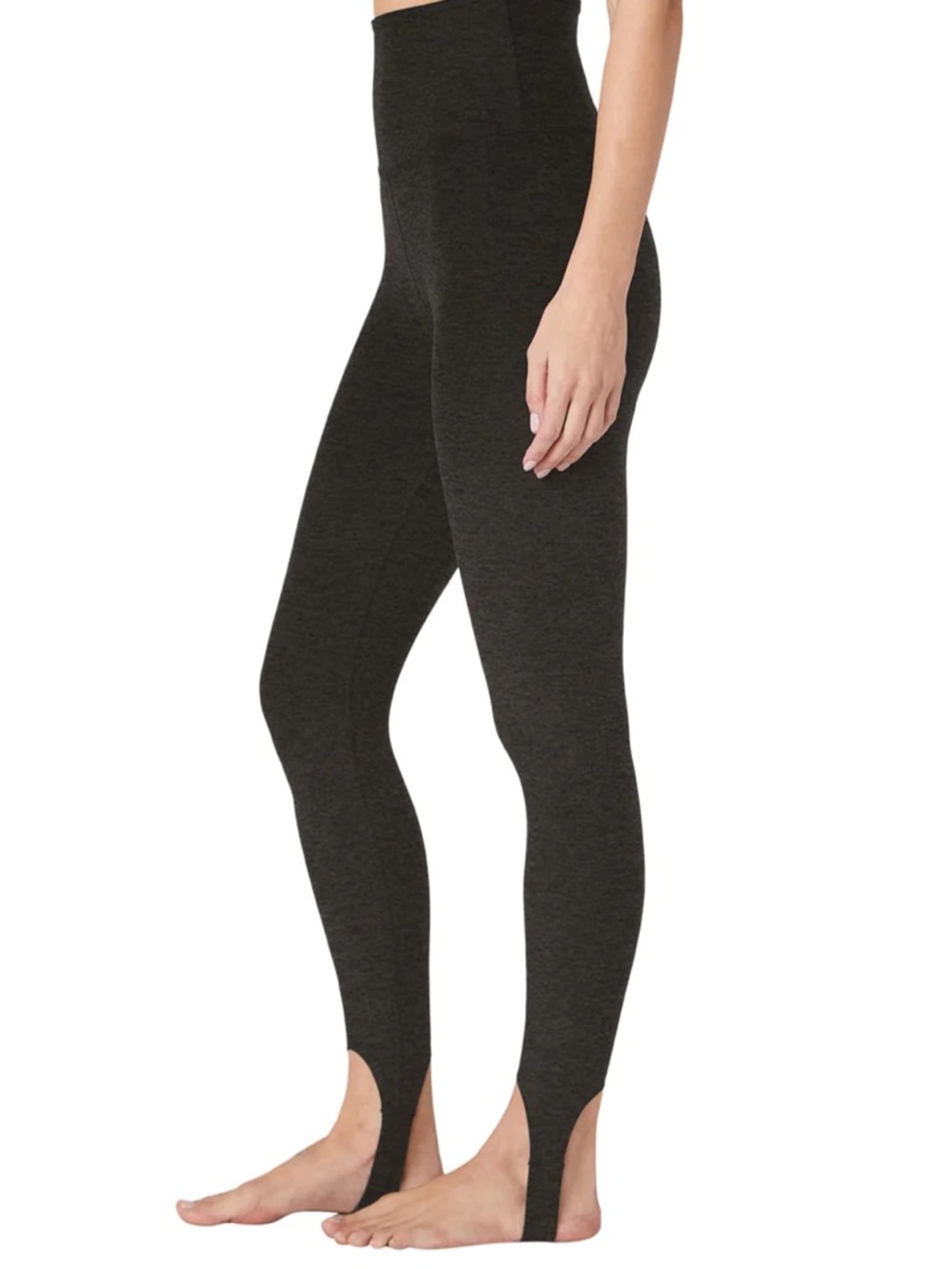 Beyond Yoga Darkest Night Stirrup Leggings & Crop Top Set